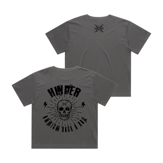 American Rock Cropped Tee (Charcoal)