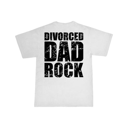 Divorced Dad Rock Tee (White)