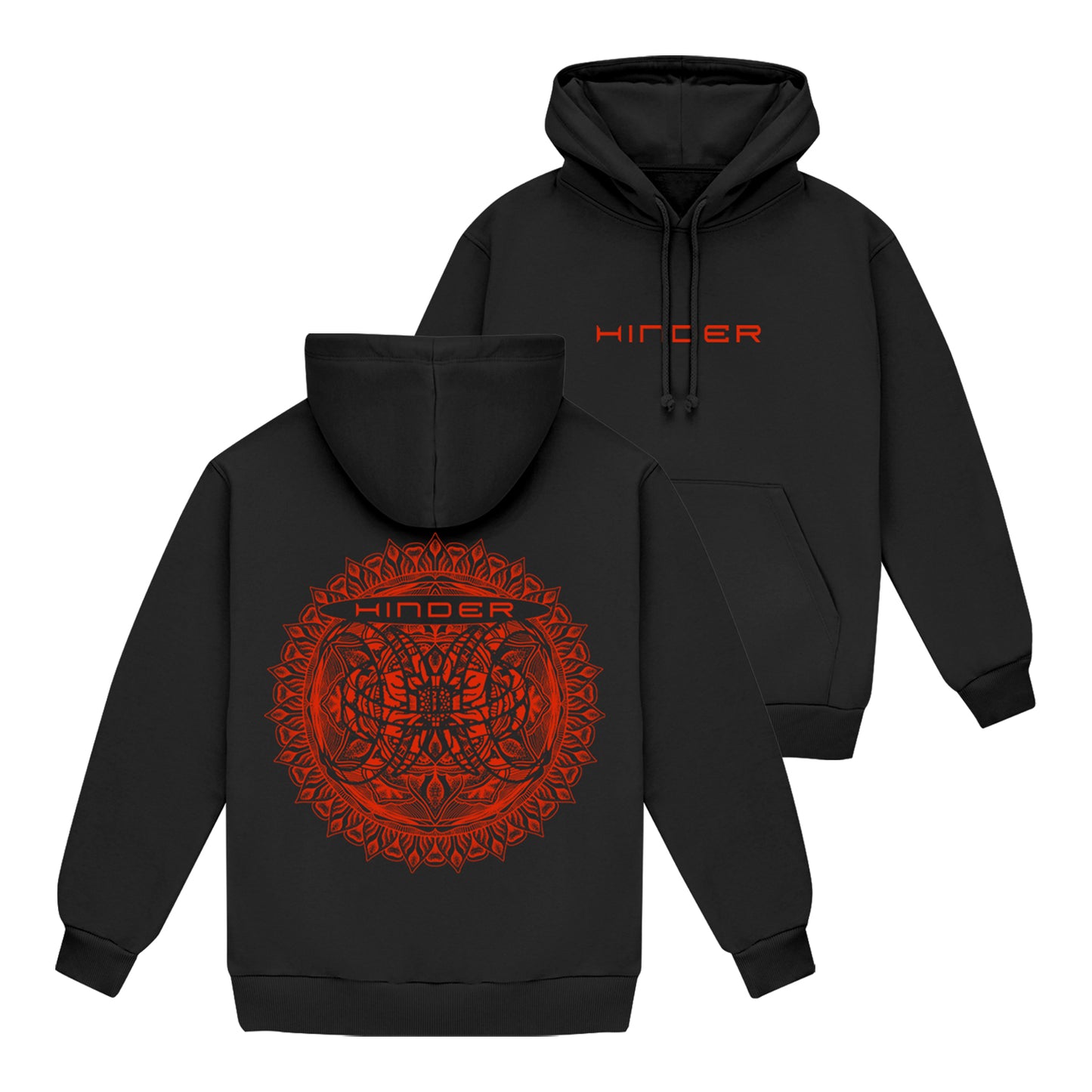 Mandala Hoodie (Black)